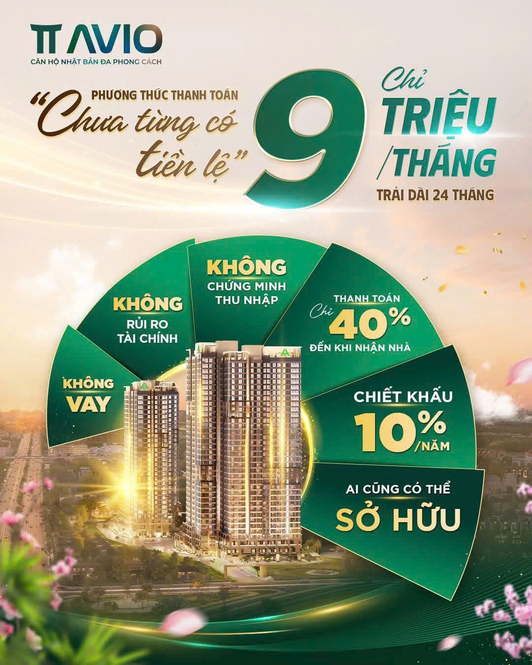 KHU CĂN HỘ TT AVIO NHẬT BẢN Sang trọng & Tiện nghi